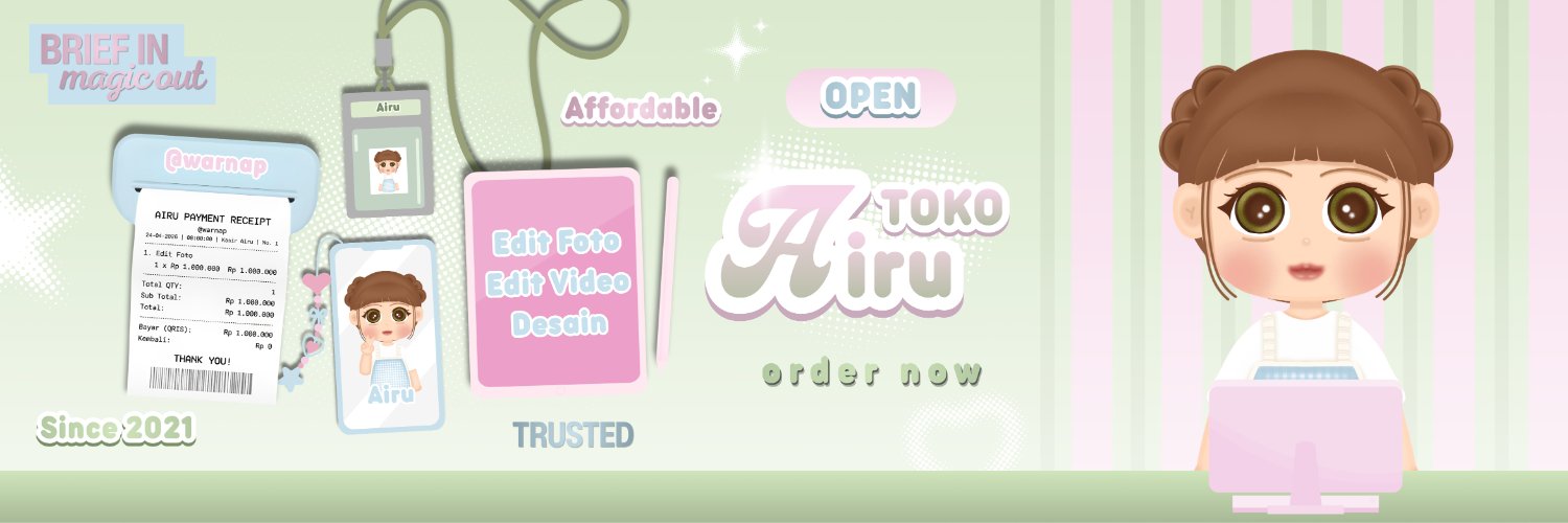 airu | jasa edit banner