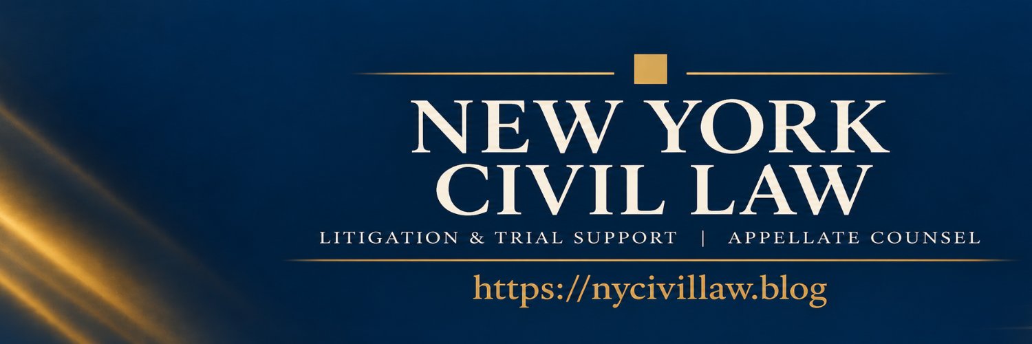 NewYorkCivilLaw's profile banner image