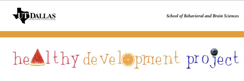 Healthy Development Project banner