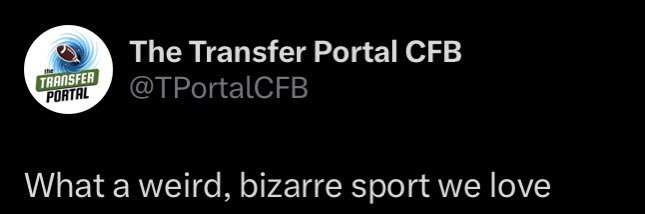 The Transfer Portal CFB banner