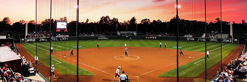 WCWS Softball banner