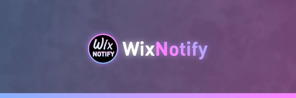 WixNotify Profile Banner