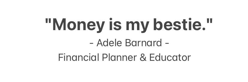 Adele The Financial Advisor banner