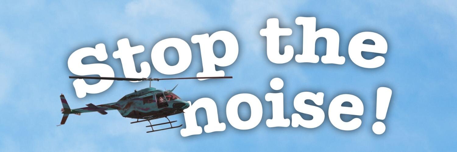 Stop Helicopters banner