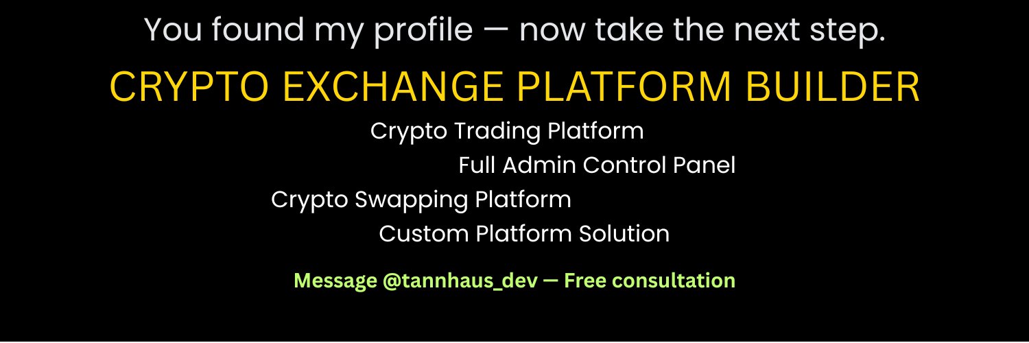 Tannhaus{fullstack_dev} banner