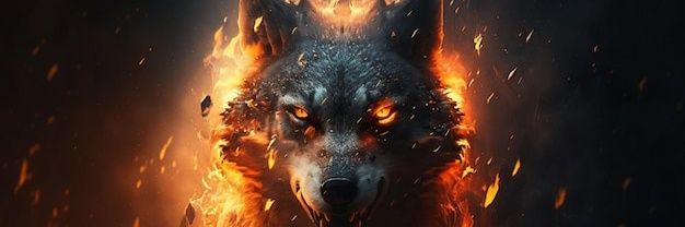 flamedwolf84 ✝️ the peoples fire wolf warlord tbd banner