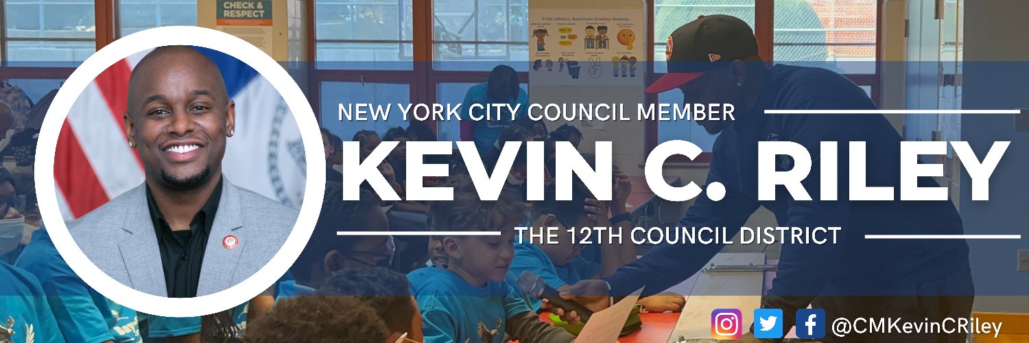 Council Member Kevin C. Riley's banner