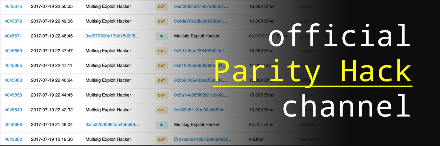 Parity Hack Trace banner