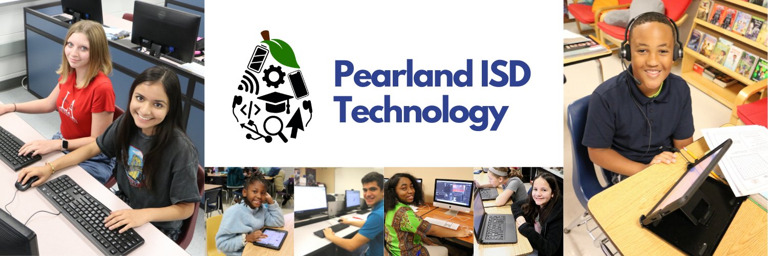 Pearland ISD Technology banner