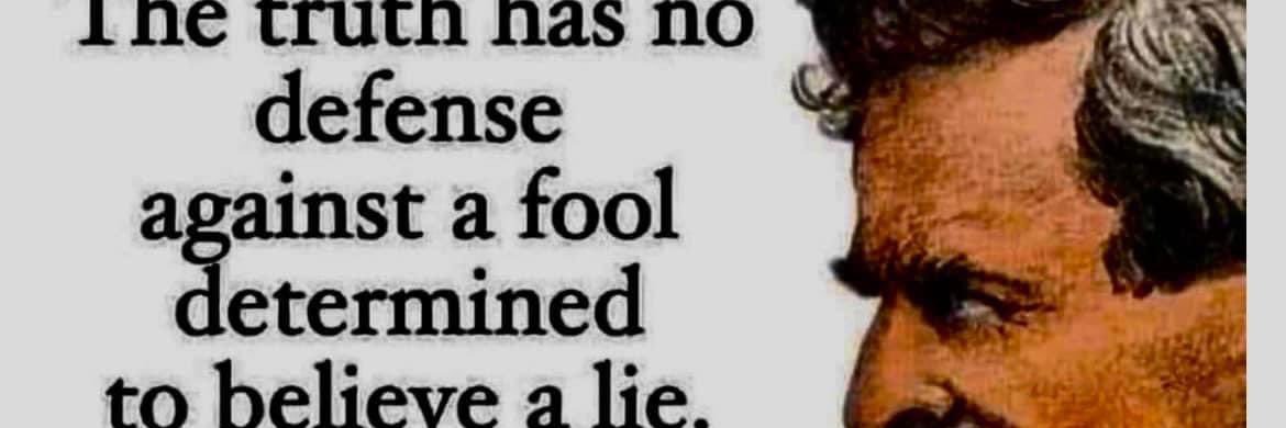 A childless man banner