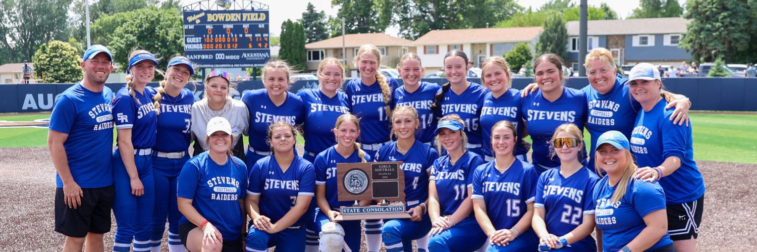 Stevens Raiders Softball banner