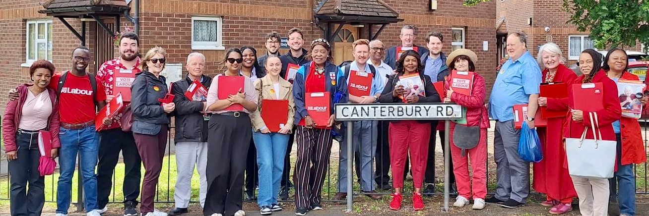 Merton Labour banner