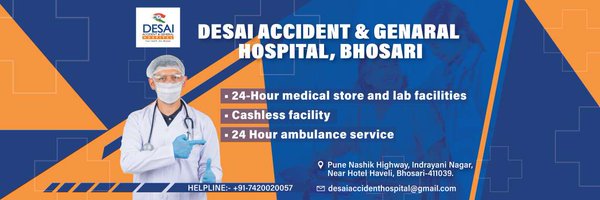 Desai Accident and General Hospital Bhosari Profile Banner