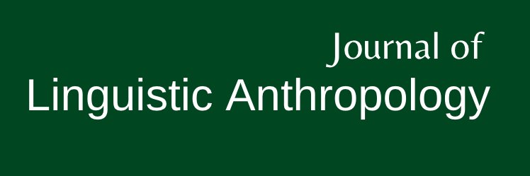 Journal of Linguistic Anthropology's banner