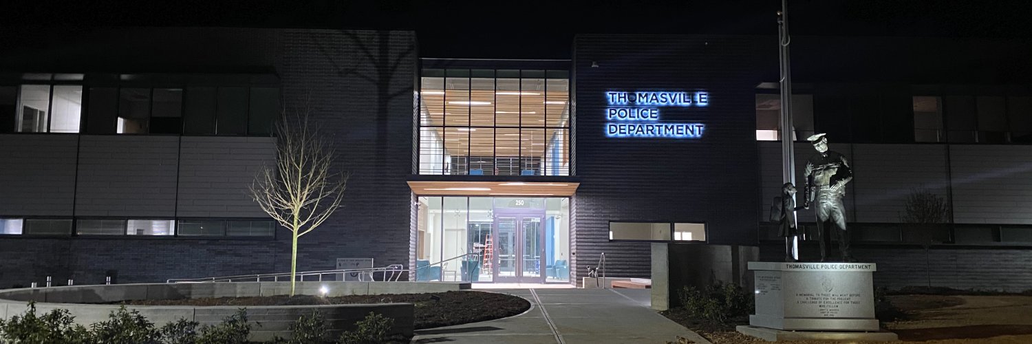 ThomasvillePD's profile banner image