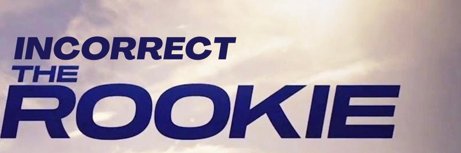 (in)correct The Rookie banner