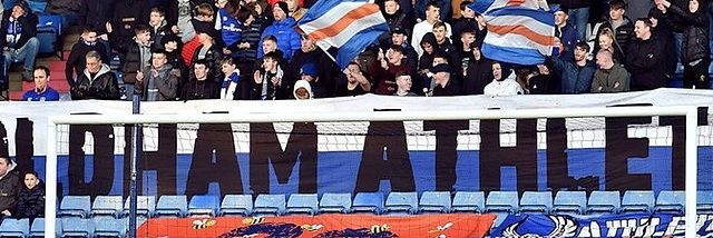 Oldham Athletic Supporters Foundation's banner