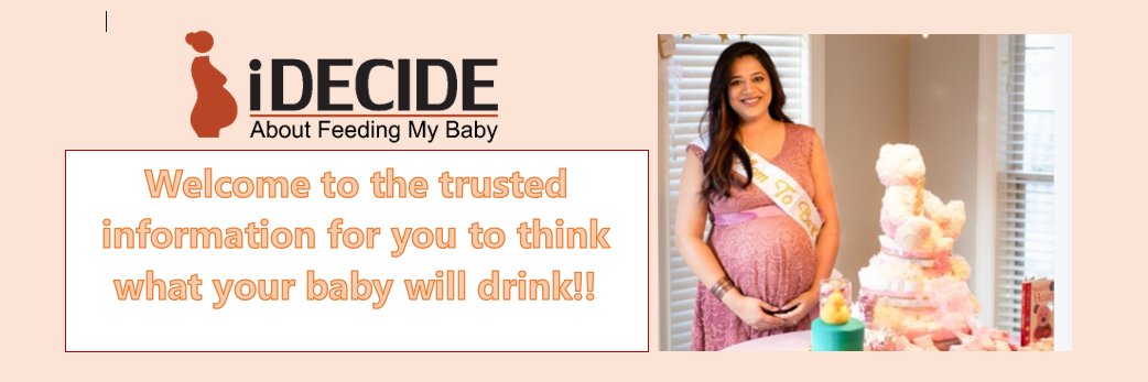 “iDECIDE- About Feeding My Baby” banner
