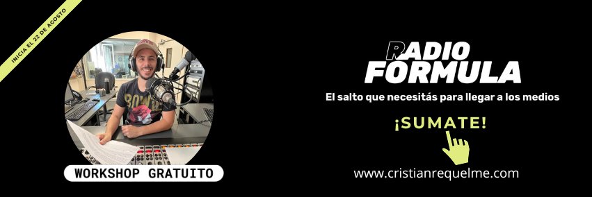 Cristian Requelme - Locutor banner