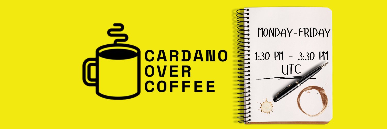 Cardano Over Coffee's banner