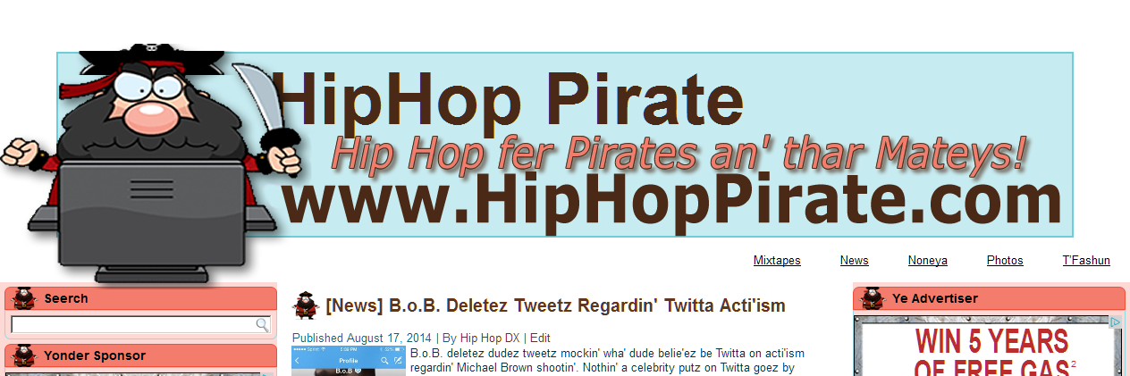 HipHopPirate's profile banner image