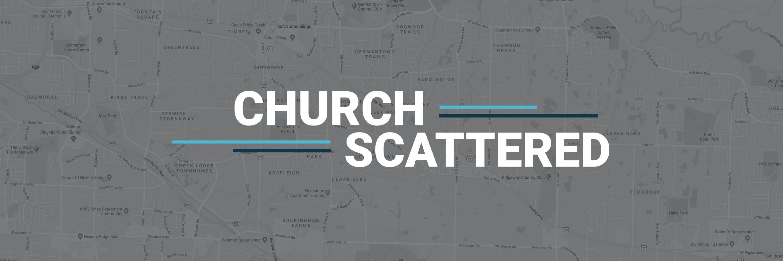 Church Scattered banner