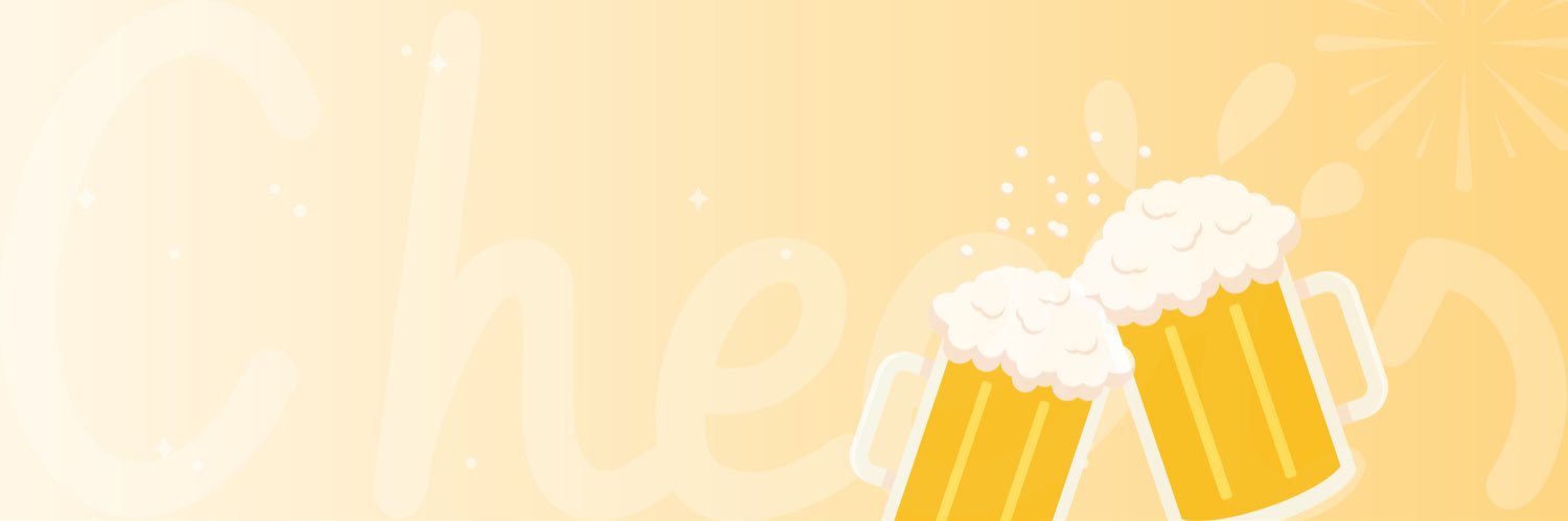 Cheers Bio ( 🍻 , 🍻 ) banner