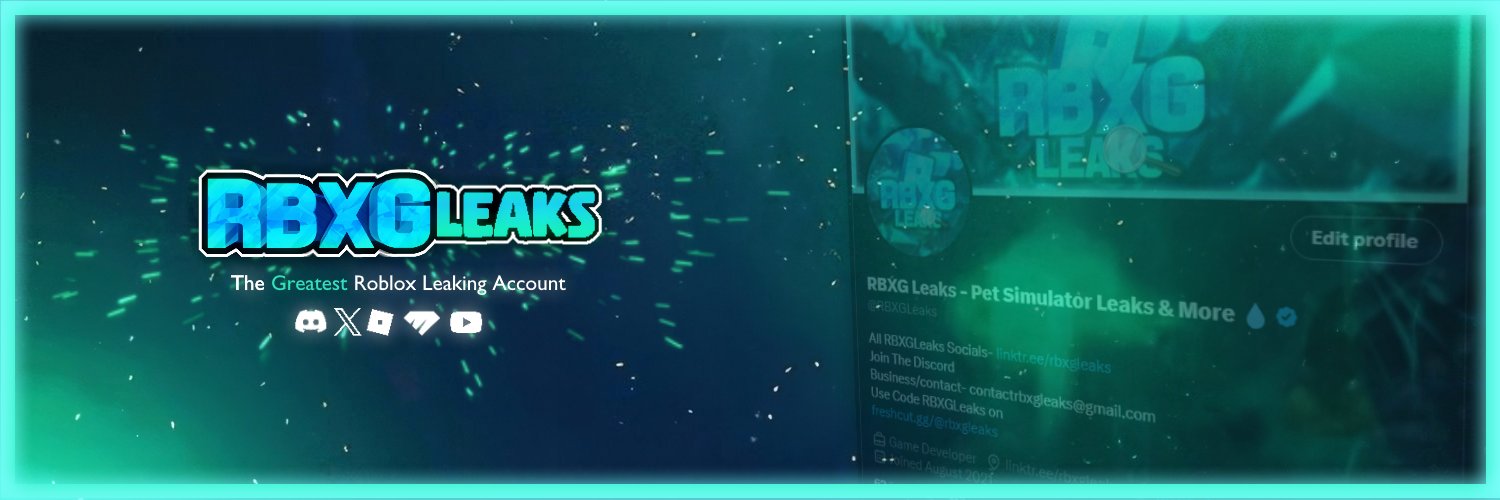 RBXGLeaks 💧 Profile Banner
