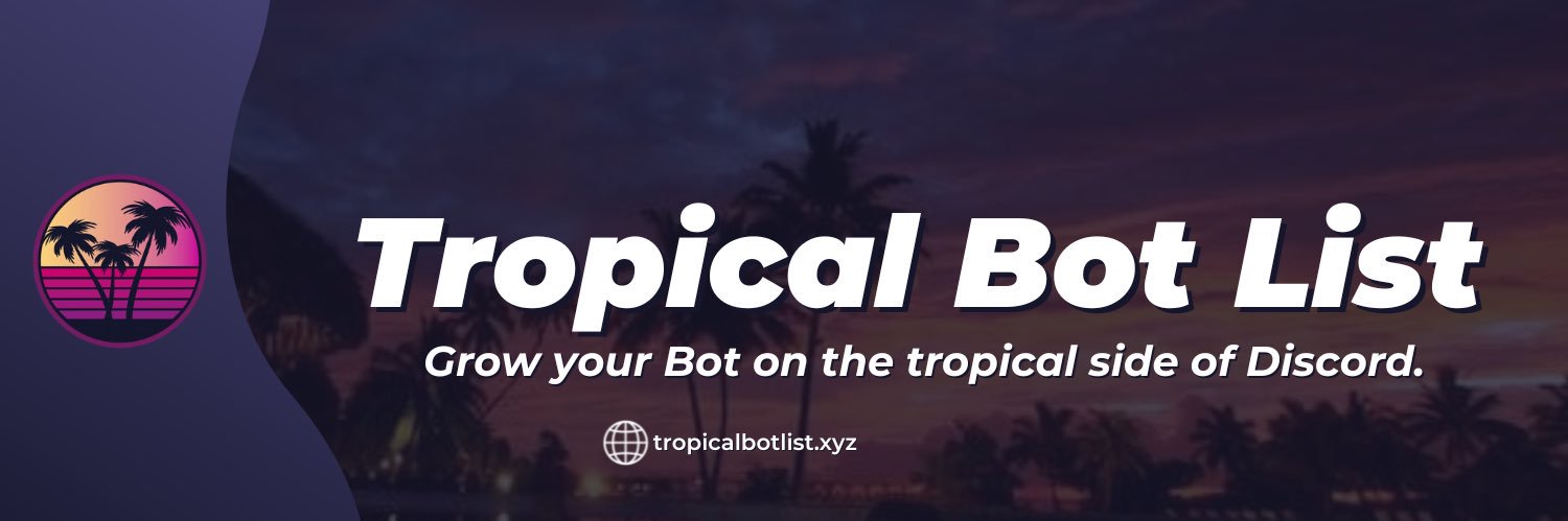 TropicalBotList banner