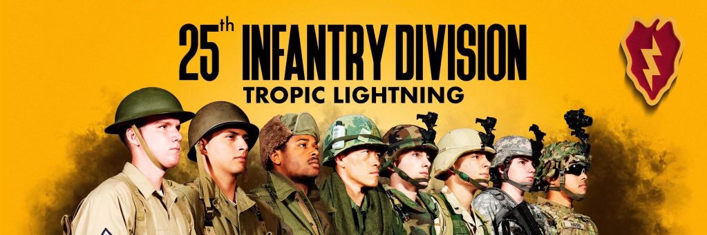 25th Infantry Division's banner