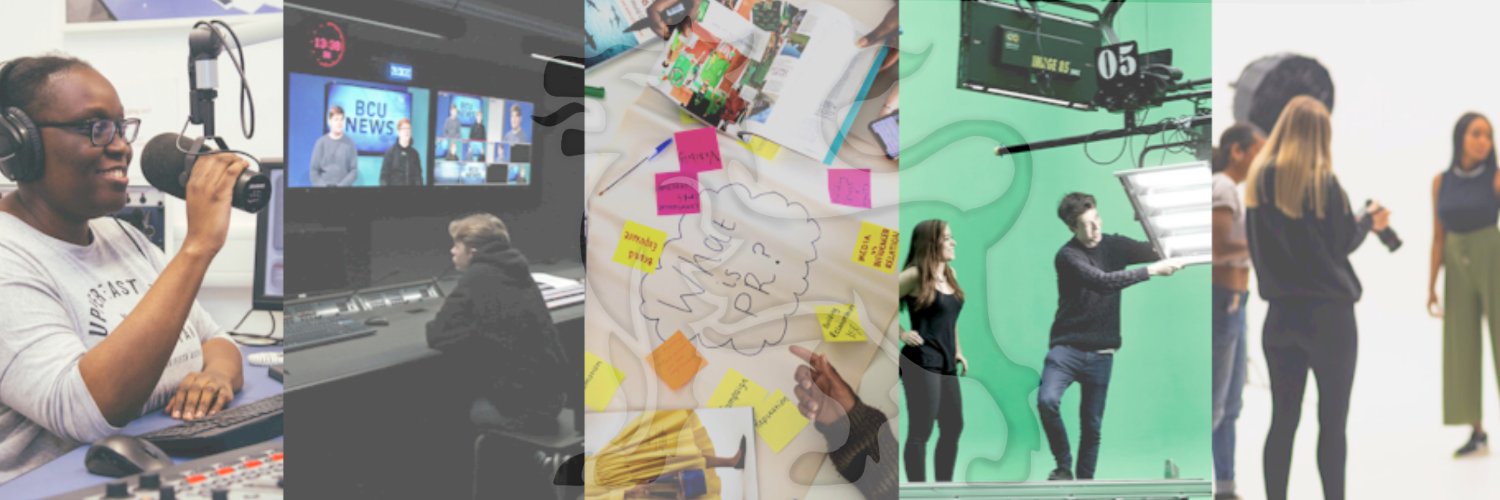 Birmingham City University School of Media banner