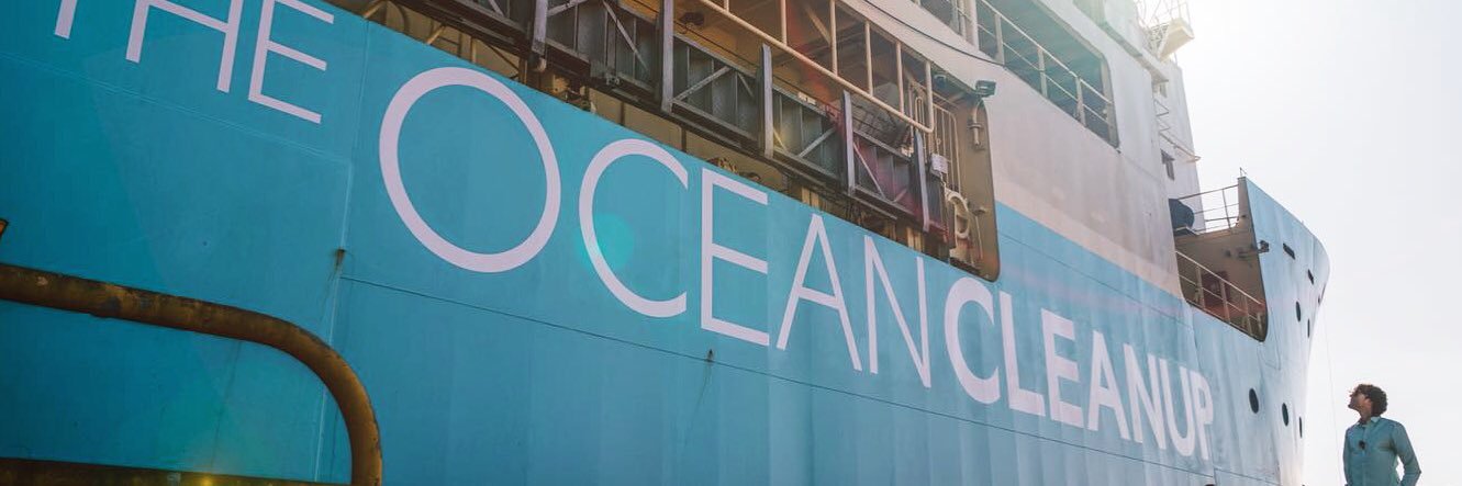Boyan Slat's banner