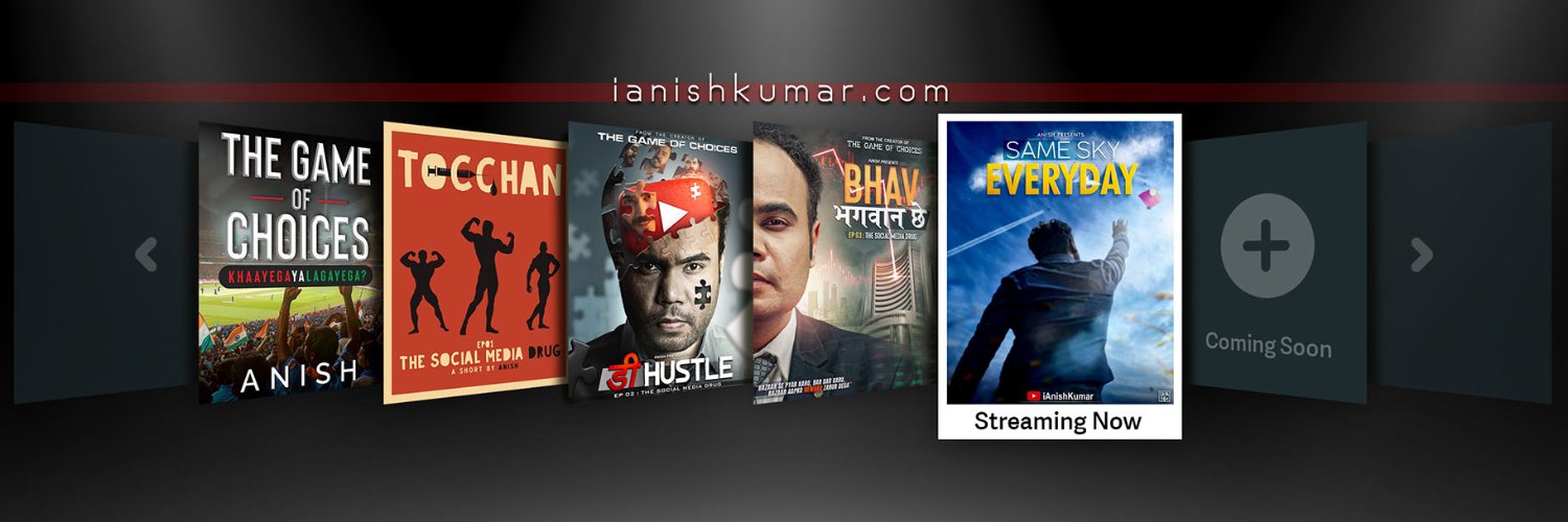 iAnishKumar's profile banner image