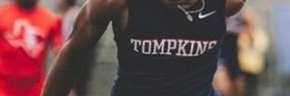 Tompkins Track and Field banner