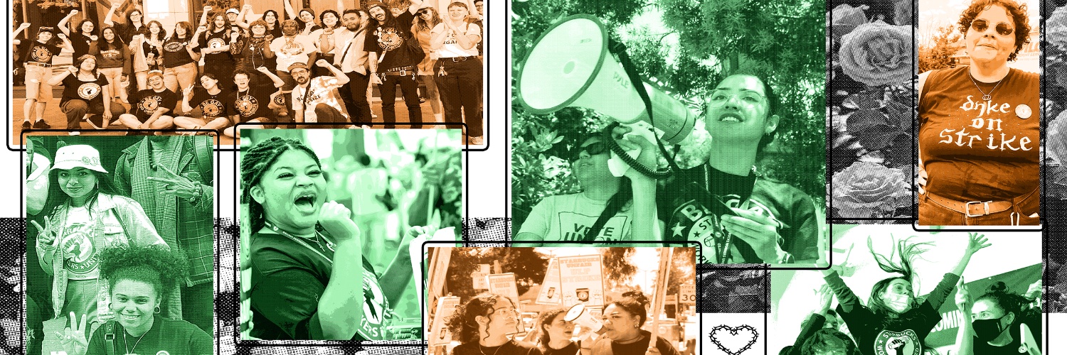 Starbucks Workers United banner