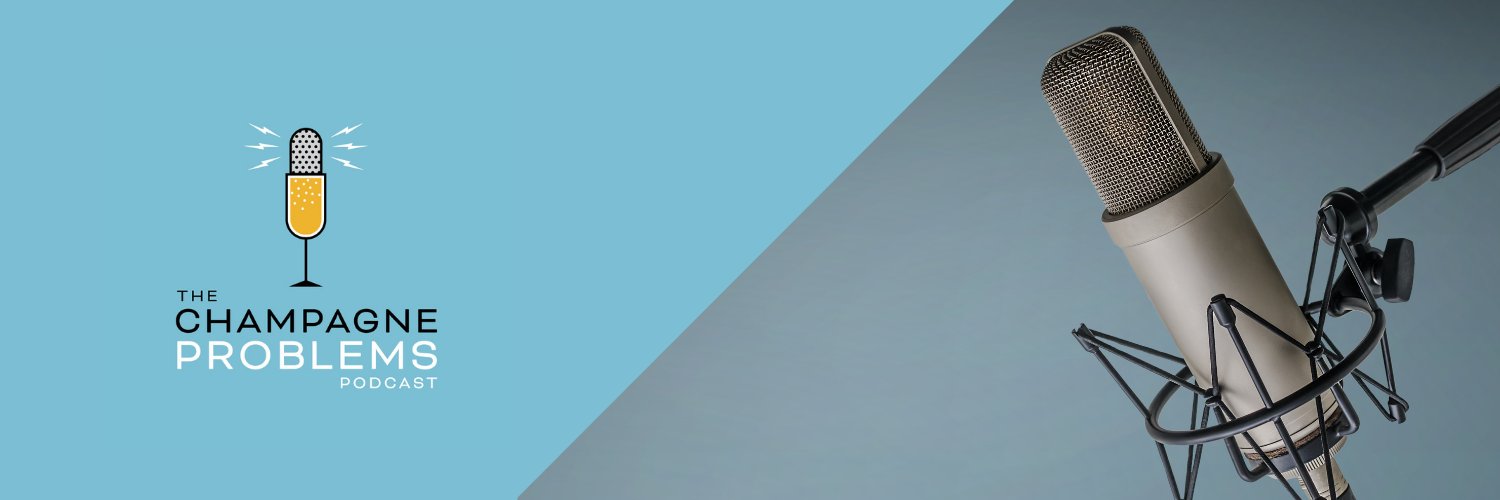 The Champagne Problems Podcast banner