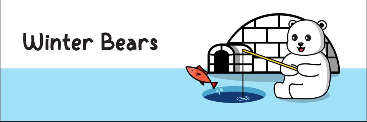 Winter Bears 🐻‍❄️ banner