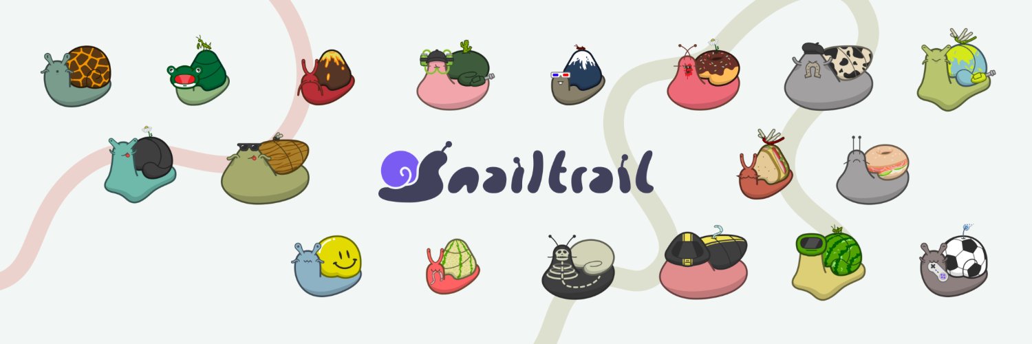 Snail Trail 🔺🐌 banner