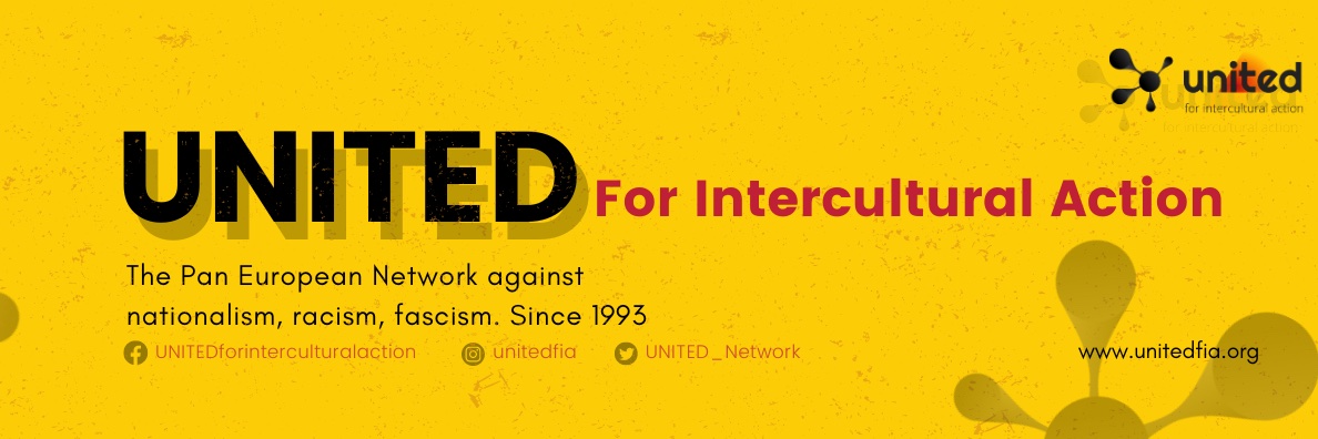 UNITED for Intercultural Action banner