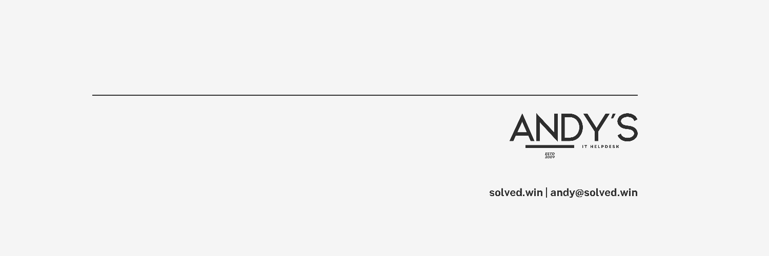 SolvedByAndy's profile banner image