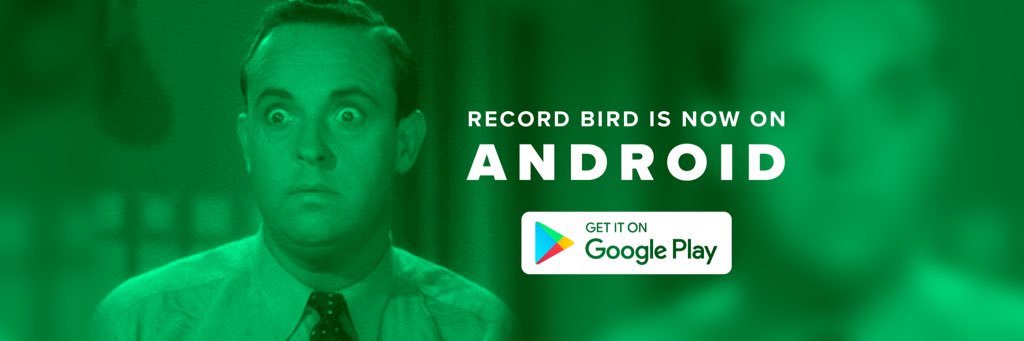 Record Bird banner