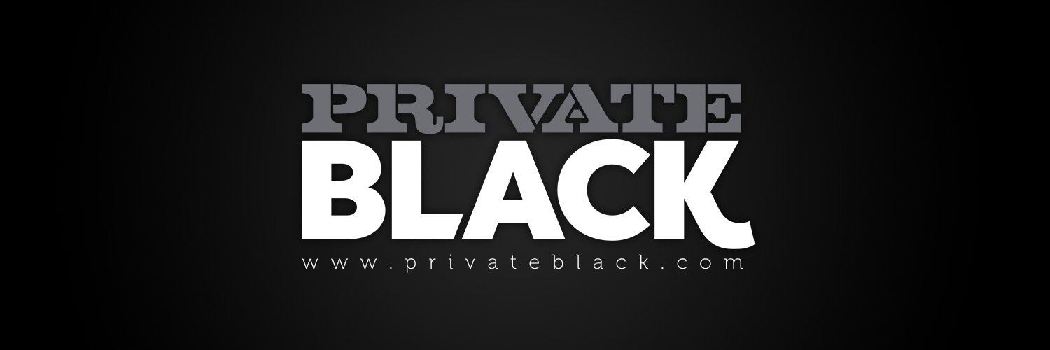 PRIVATE BLACK banner