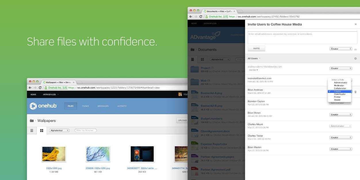 onehub's profile banner image