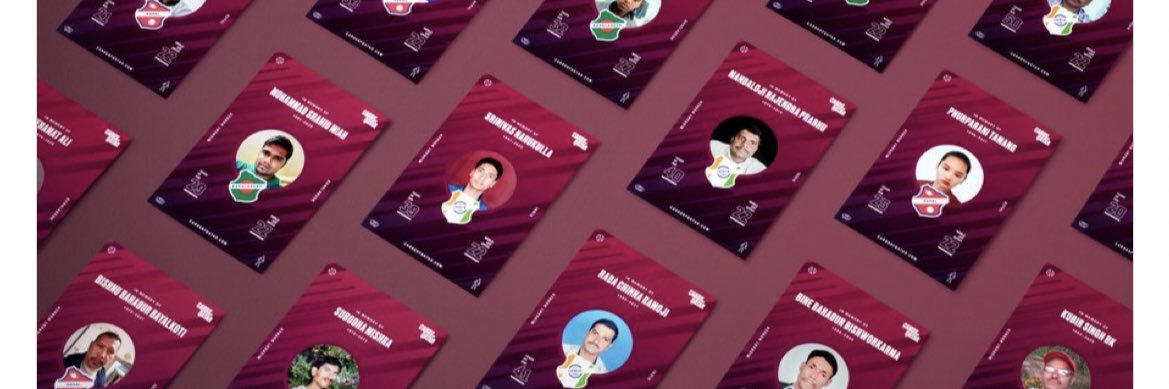 Cards of Qatar banner
