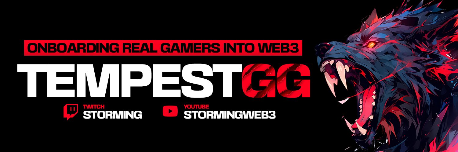 Storming's banner