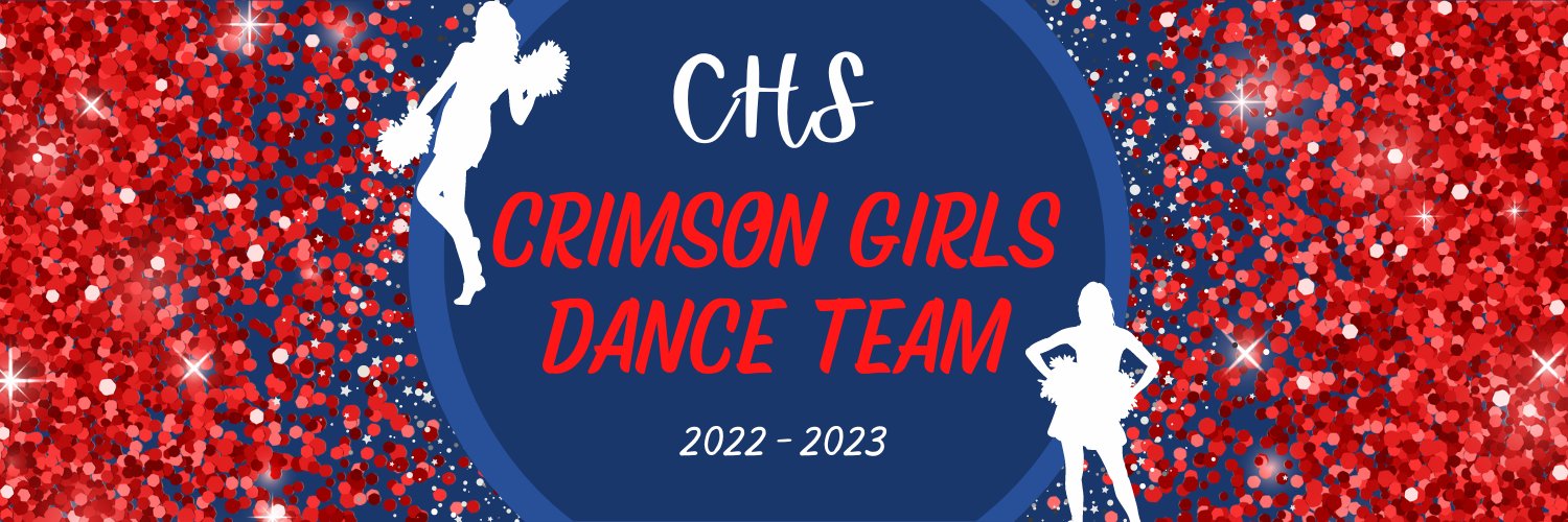 CHS Crimson Girls Dance Team banner