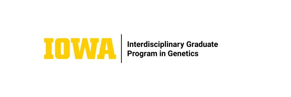 UIowa Genetics Graduate Program banner