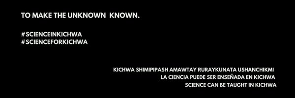 Science for Kichwa Profile Banner