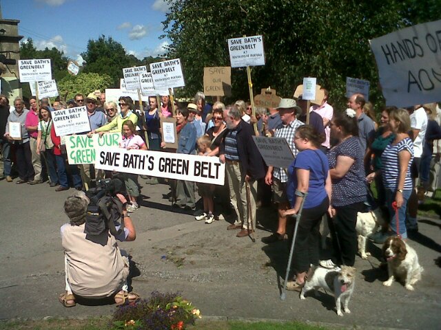 Save beautiful Bath banner
