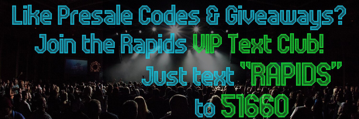 The Rapids Theatre banner